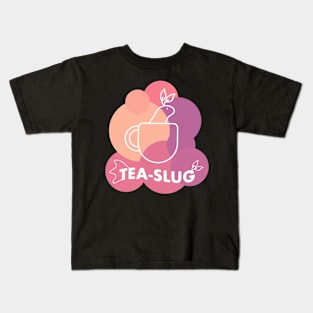 Sea Slug Tea Slug / for tea lovers warm colors Kids T-Shirt